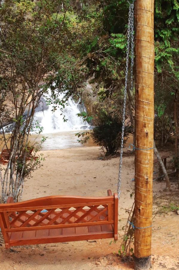 Casa De Campo Banheira, Lareira E Cachoeira Педра-Азул Экстерьер фото